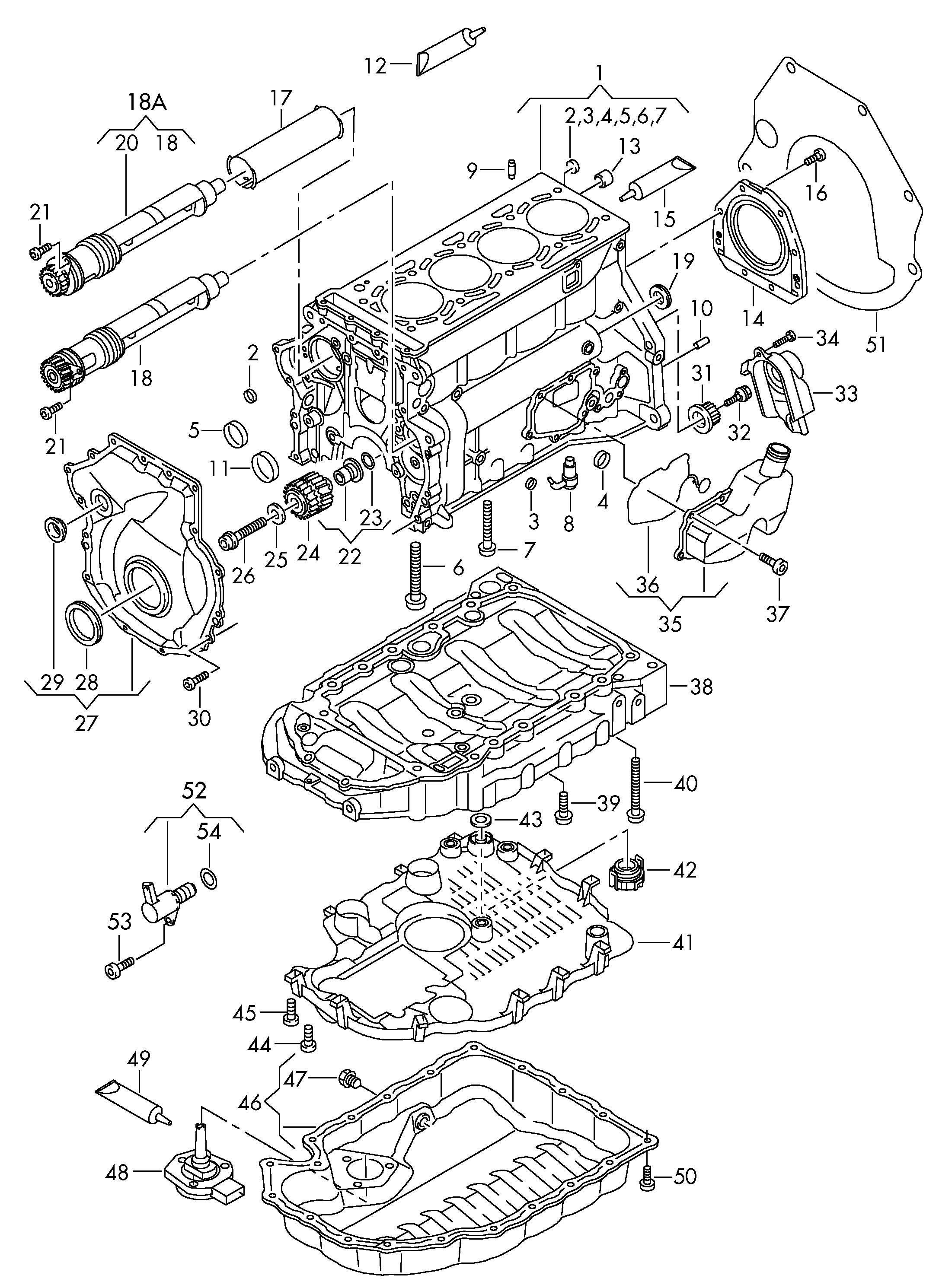 Volkswagen Tiguan Sealing Flange Activating Possibility 06h103171f Jim Ellis Volkswagen 6702